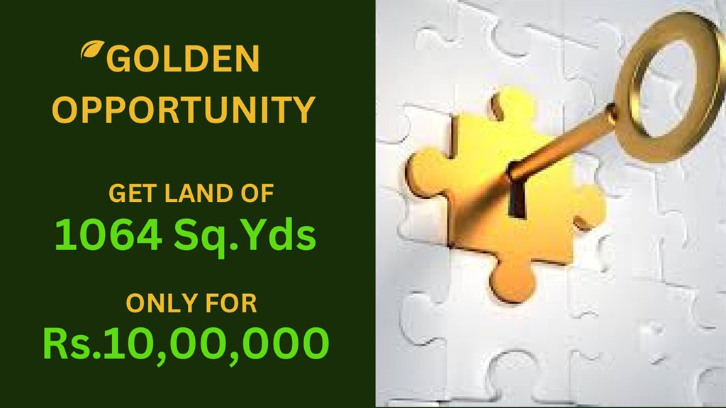 Golden opportunity — 1064 sq yds offer visual from the supplied presentation