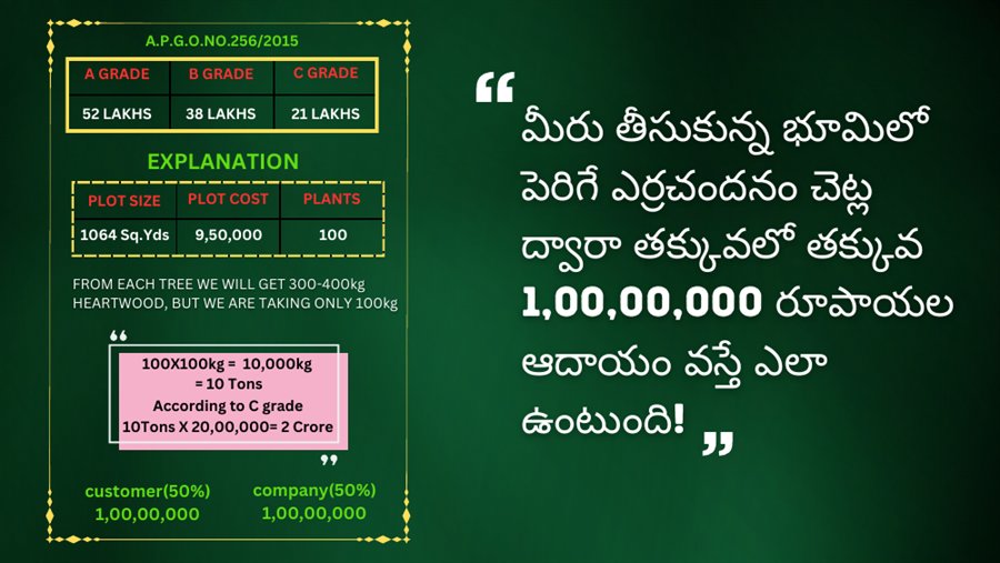 Illustrative investment comparison from the supplied presentation (AP GO 256/2015 grades)